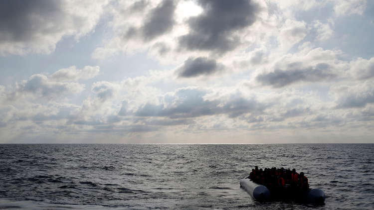 غرق 34 مهاجرا ونجاة 26 غربي البحر المتوسط 