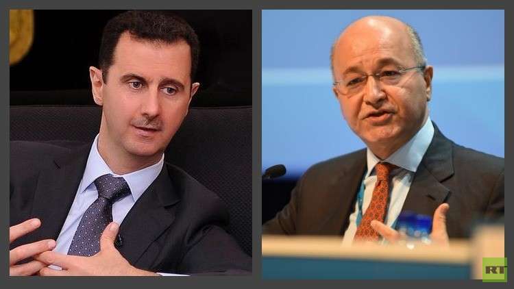 الأسد يهنئ نظيره الرئيس العراقي الجديد