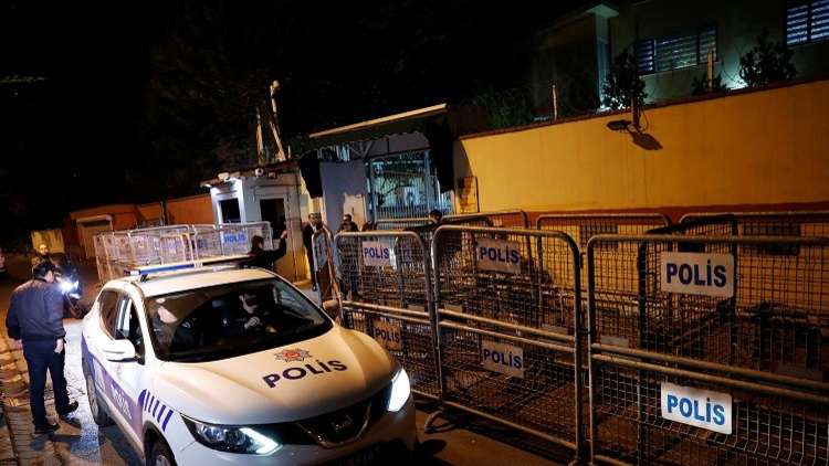 فريق التحقيق التركي سيعود اليوم لتفتيش القنصلية السعودية 