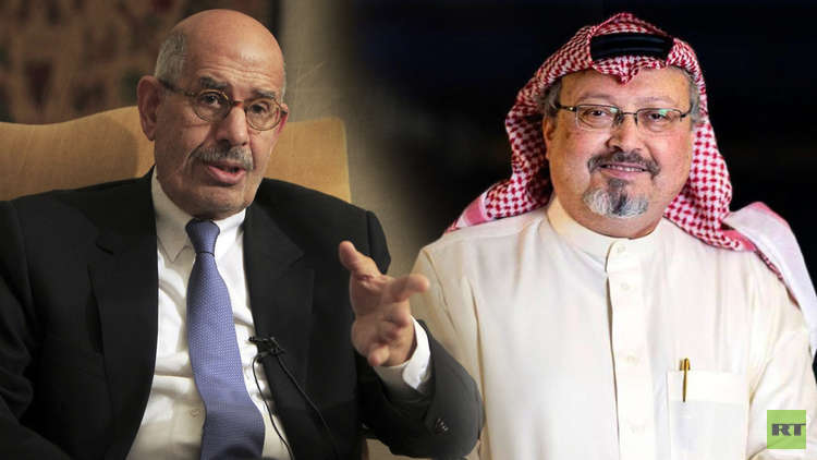 البرادعي ينعي ضمنيا خاشقجي ويكشف ما قاله في آخر اتصال بينهما!!