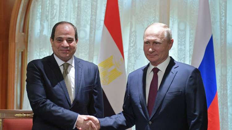 بوتين والسيسي يبحثان عودة السياحة الروسية إلى مصر