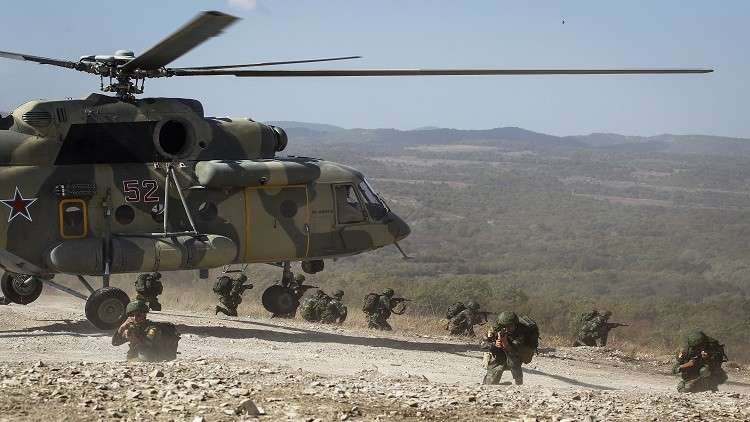 قوات الإنزال الجوي الروسية والمصرية تتدرب على محاربة 