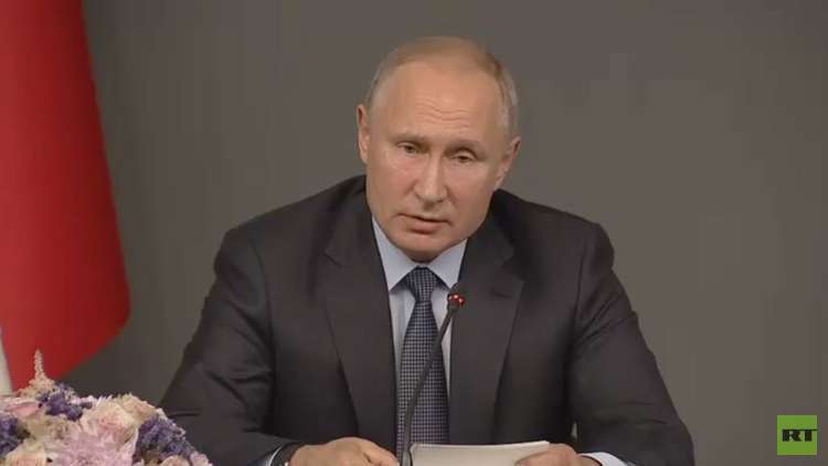 بوتين: نحتفظ بحق دعم الحكومة السورية في حال استمرت هجمات المسلحين في إدلب