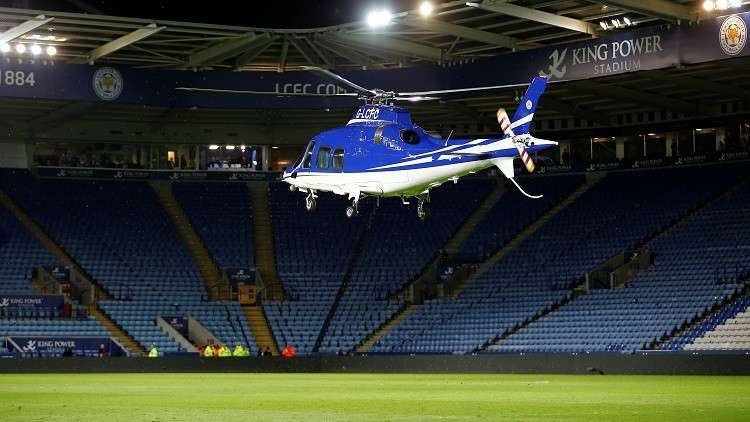 قلق على مصير مالك ليستر سيتي بعد تحطم مروحيته