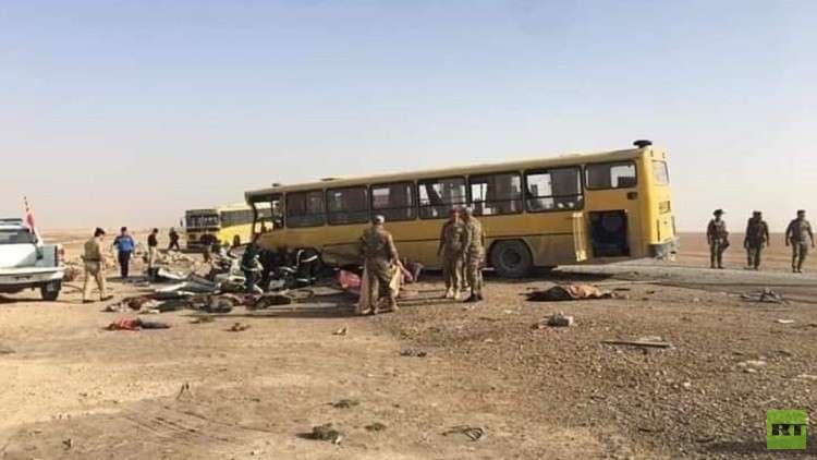 مصرع 10 إيرانيين بحادث سير في العراق (صور)