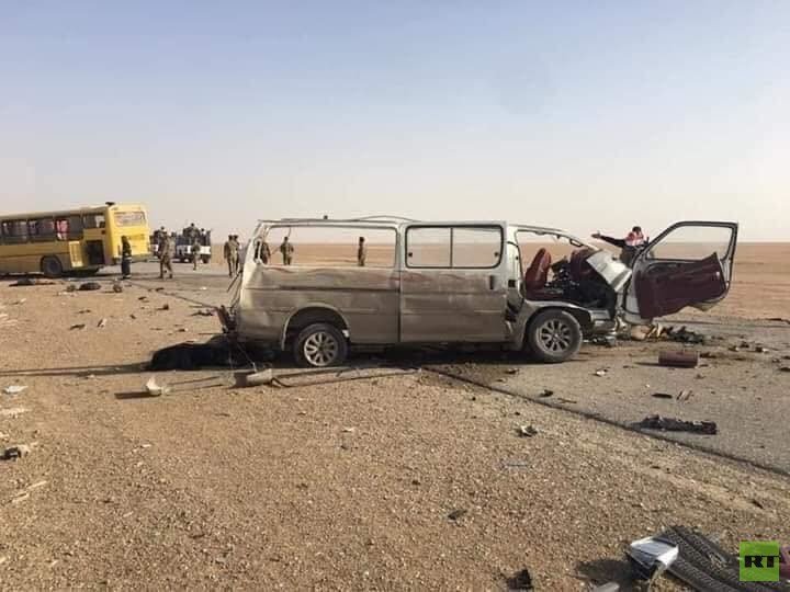 مصرع 10 إيرانيين بحادث سير في العراق (صور)