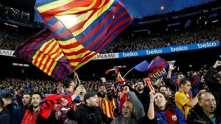 برشلونة يصدر بيانا على خلفية شجار بين جماهيره ورايو فاليكانو