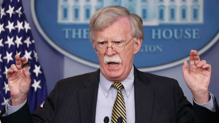 بولتون: الولايات المتحدة ستفرض مزيدا من العقوبات على إيران