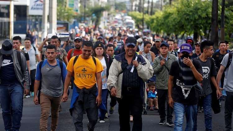 وصول 5500 مهاجر إلى مكسيكو قاصدين الحدود الأمريكية