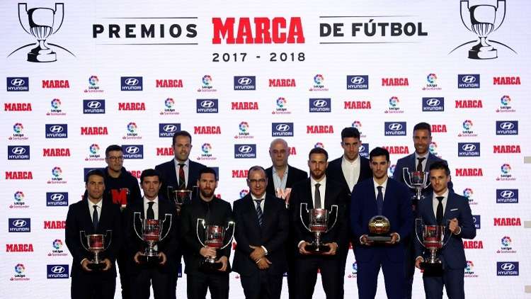 توزيع جوائز الدوري الإسباني