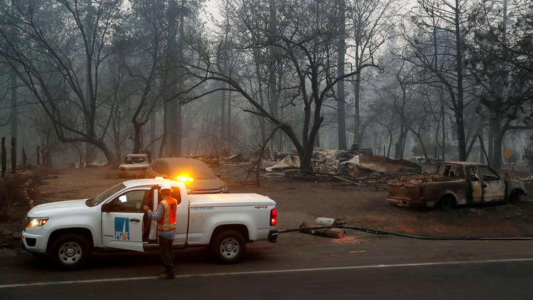 ارتفاع حصيلة ضحايا حرائق كاليفورنيا إلى 71 شخصا