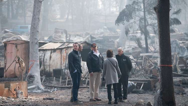 عدد  ضحايا حرائق كاليفورنيا يصل إلى 76 قتيلا و1276 مفقودا (صور+فيديو)