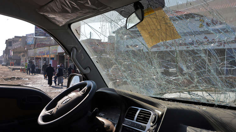 بالصور.. قتلى وجرحى بتفجير سيارة مفخخة في تكريت العراقية