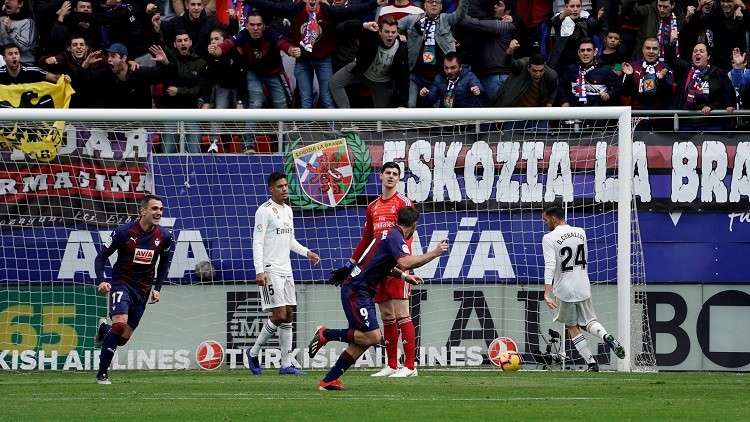 ريال مدريد يتعرض لخسارة قاسية أمام إيبار