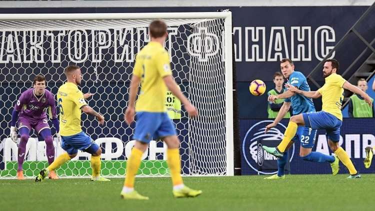 زينيت بطرسبورغ يكرم ضيفه روستوف بثنائية (فيديو)