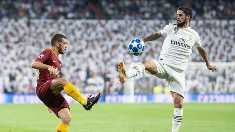 التشكيلة الأساسية لـ "موقعة" ريال مدريد ومضيفه روما