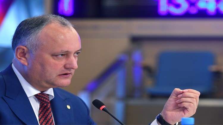 برلمان مولدوفا يوقف الرئيس مؤقتا عن أداء مهامه  