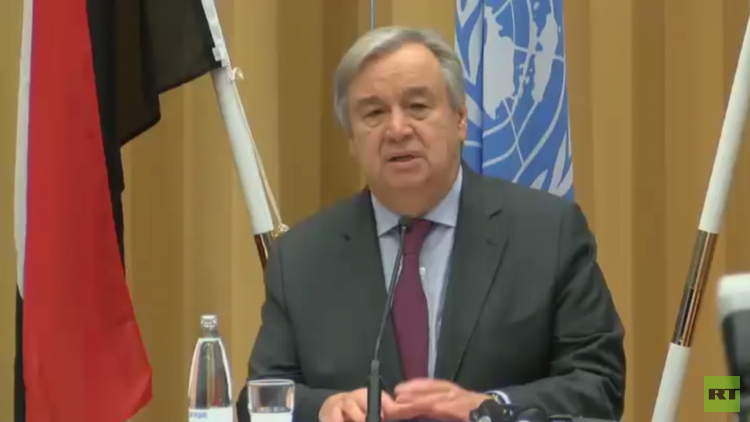 غوتيريش: توصلنا لاتفاق بشأن الحديدة وتعز