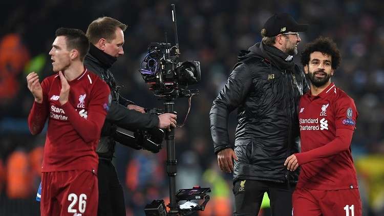 شاهد.. ليفربول يروض الشياطين الحمر قي لقاء القمة!