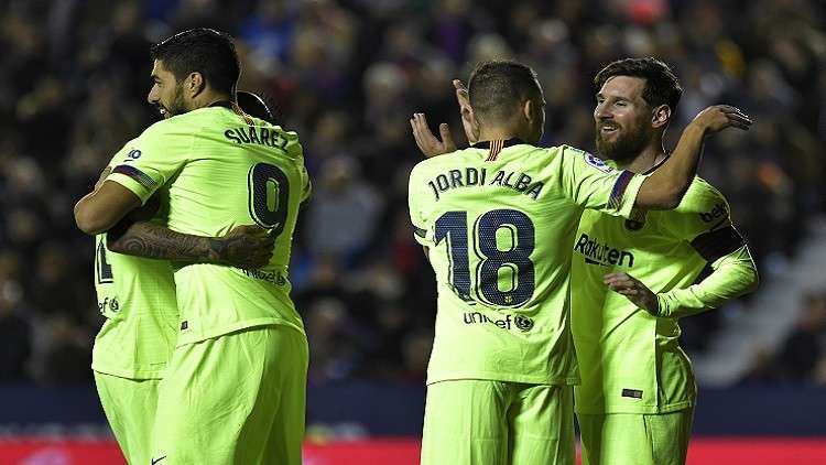 اختبارات سهلة لثلاثي الصدارة في "الليغا"