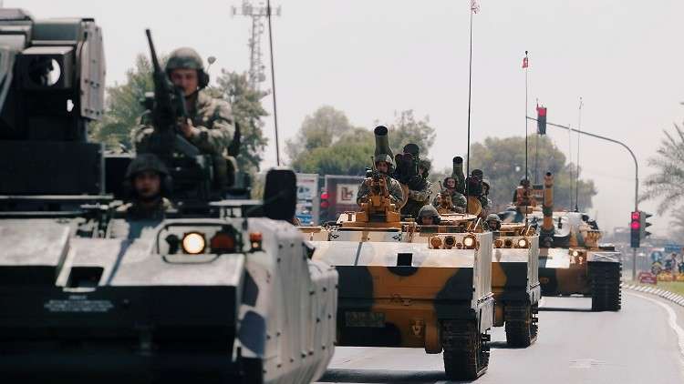 تركيا ترسل تعزيزات عسكرية إلى حدودها مع سوريا 