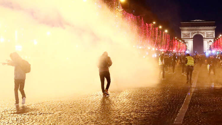 اعتقال 65 شخصا خلال احتجاجات باريس