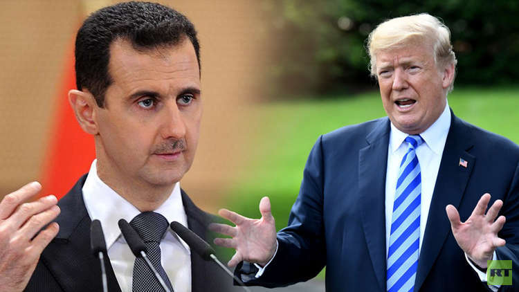 ترامب يقر بجدارة الأسد في البقاء..