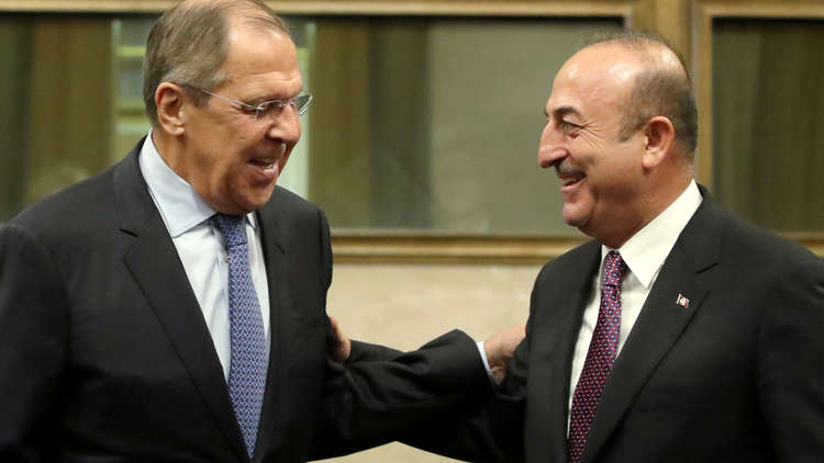 تشاووش أوغلو: نجحنا مع روسيا في تحقيق تقدم في التسوية السياسية للأزمة السورية