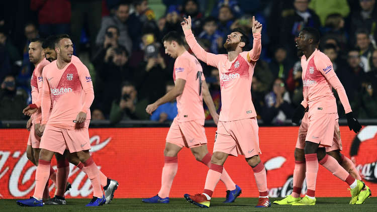 برشلونة يبتعد في صدارة "الليغا" بتجاوزه خيتافي