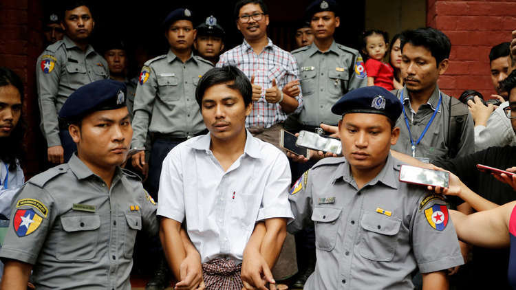 بورما.. تثبت الحكم بسجن صحفيين 7 سنوات حققا في مجازر ضد الروهينغا