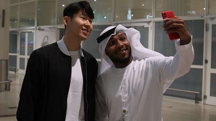 شاهد.. استقبال حافل لسون في الإمارات