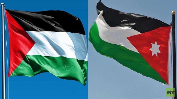 العلم الفلسطيني بدلا من الأردني في شوارع بغداد ترحيبا بالملك عبد الله الثاني (صور)