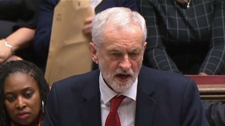 زعيم حزب العمال البريطاني: مناقشة حجب الثقة عن الحكومة غدا