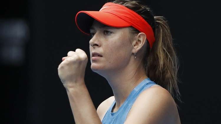 شارابوفا تطيح بحاملة اللقب في أستراليا