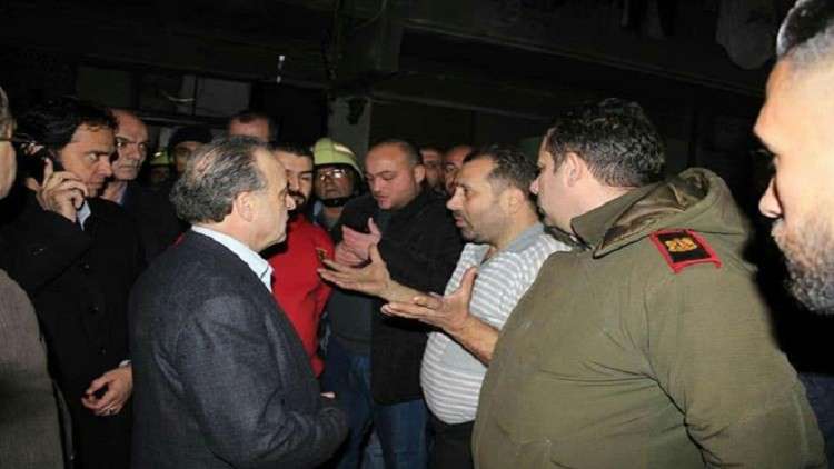 رئيس مجلس الوزراء السوري يتفقد موقع مأساة في دمشق