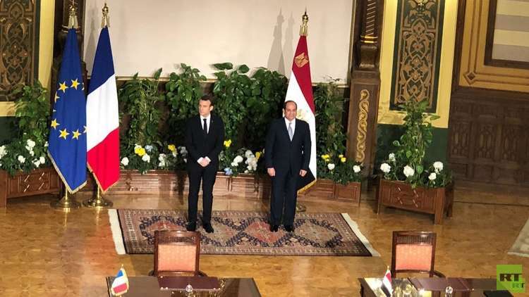 توقيع اتفاقيات عدة بين مصر وفرنسا بحضور السيسي وماكرون