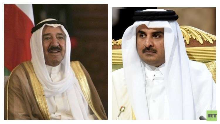 أمير الكويت يهنئ الشيخ تميم بعد تأهل قطر لنهائي كأس آسيا