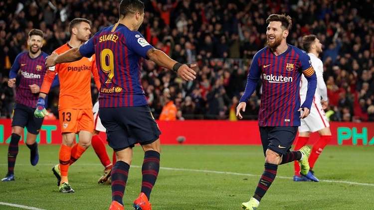 برشلونة يثقل شباك إشبيلية بسداسية