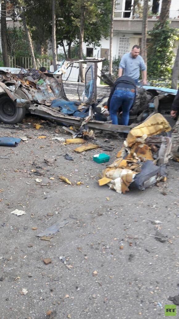 انفجار عبوة ناسفة بمنطقة العدوي في دمشق