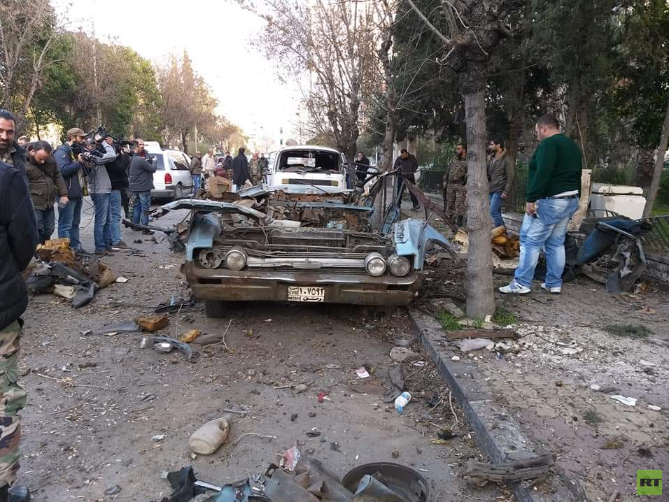 انفجار عبوة ناسفة بمنطقة العدوي في دمشق