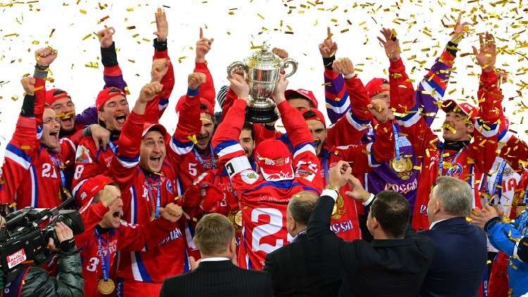 روسيا تتوّج بكأس العالم للهوكي بالكرة للمرة الـ12 في تاريخها