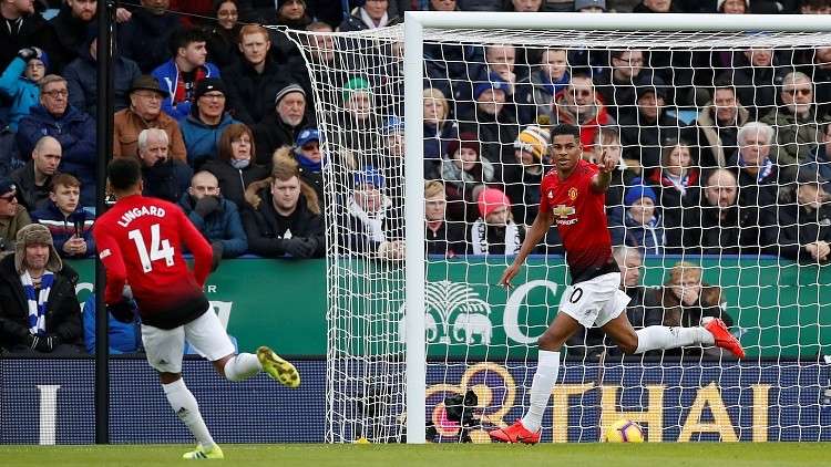 مانشستر يونايتد يعود من ليستر سيتي بالنقاط الثلاث (فيديو)