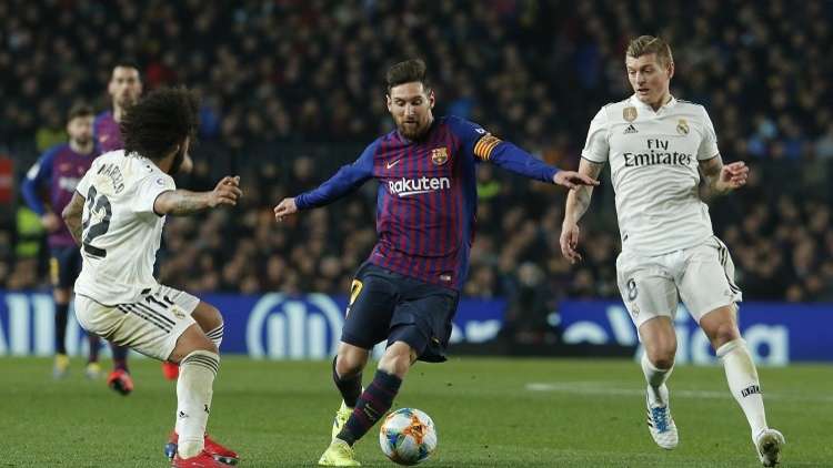 شاهد.. ريال مدريد يستدرج برشلونة إلى 