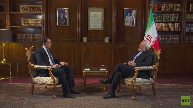 لقاء خاص لـ RT مع وزير الخارجية الإيراني محمد جواد ظريف