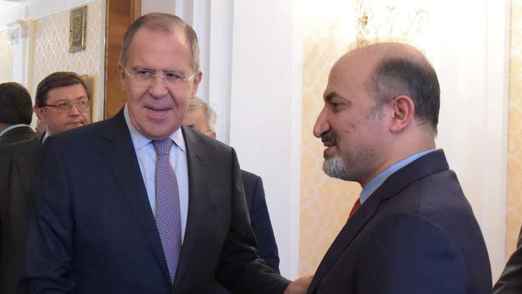 وزير الخارجية الروسي سيرغي لافروف يستقبل رئيس 