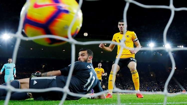 وولفرهامبتون ينجو من كمين نيوكاسل (فيديو)