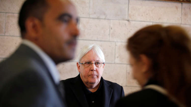 حكومة هادي تتهم الأمم المتحدة بالانحياز وعدم الجدية وغريفيث يتوجه إلى الرياض 