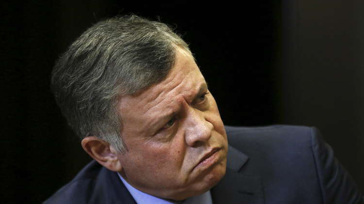 برقية من ملك الأردن إلى رئيس إيران