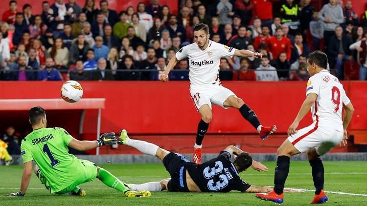 إشبيلية يقص شريط دور الـ 16 ليوروبا ليغ (فيديو)