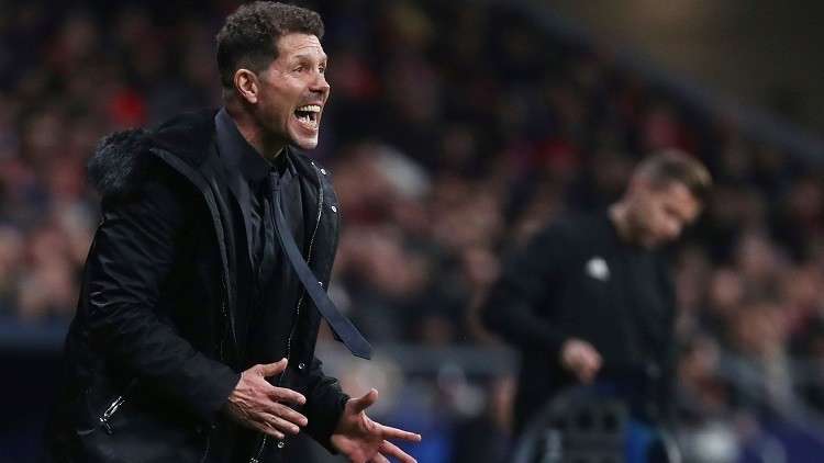 حركة مشينة لسيميوني بعد هدف فريقه في شباك اليوفي